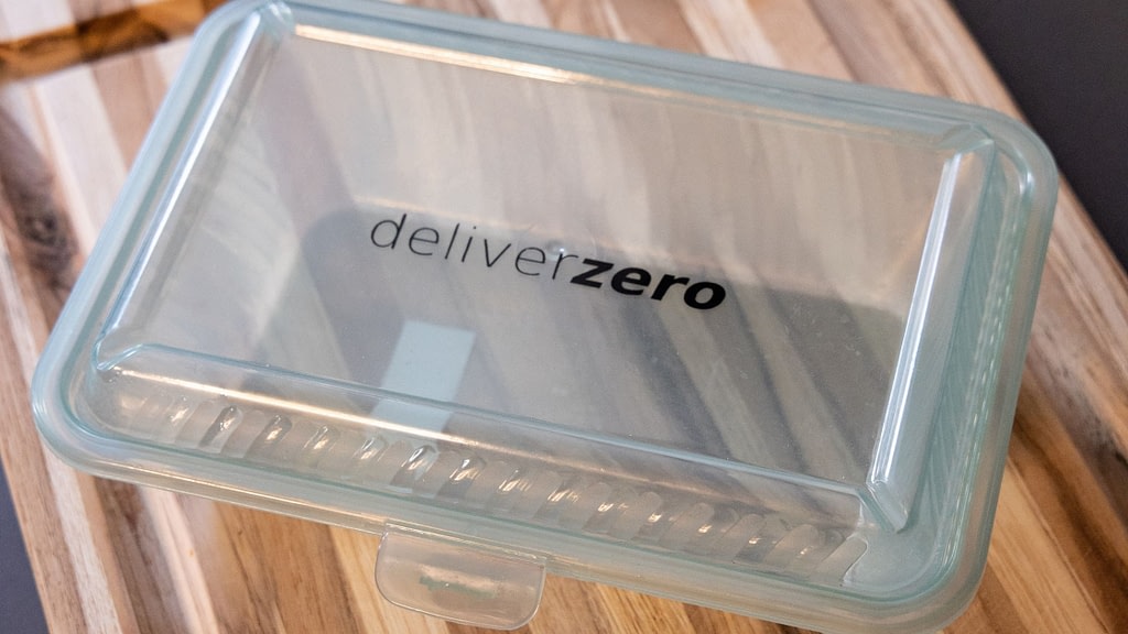DeliverZero reusable takeout container